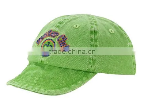 cotton soft plain washed baby cap