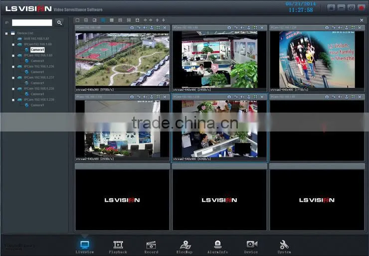 LS VISION ip camera night ip camera hd outdoor ip camera high resolution