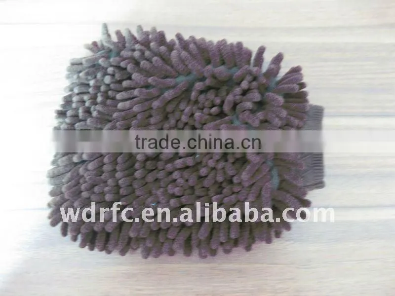 Chenille Mitten&cleaning glove (Polyester Double)