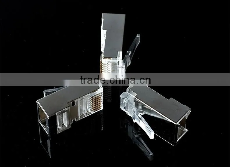 STP CAT6 shielded RJ45 modular plug Guangzhou supplier