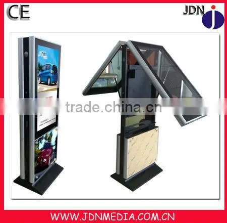 42 inch dual side digital kiosk indoor/Double Screen Information Kiosk