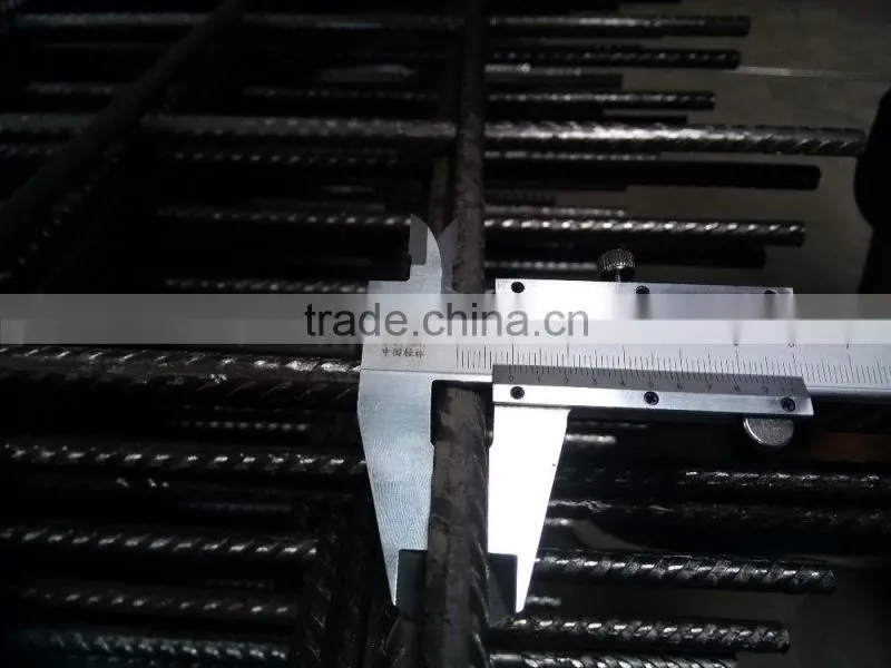 Black/galvanized wire mesh panels/8mm welded wire mesh