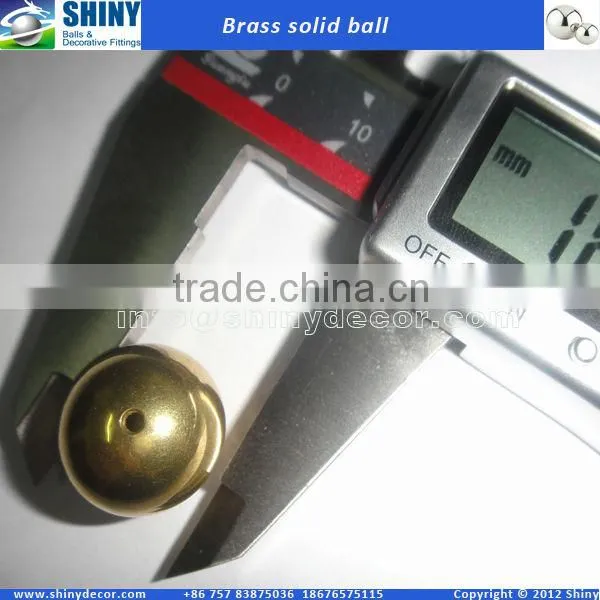 Solid brass ball