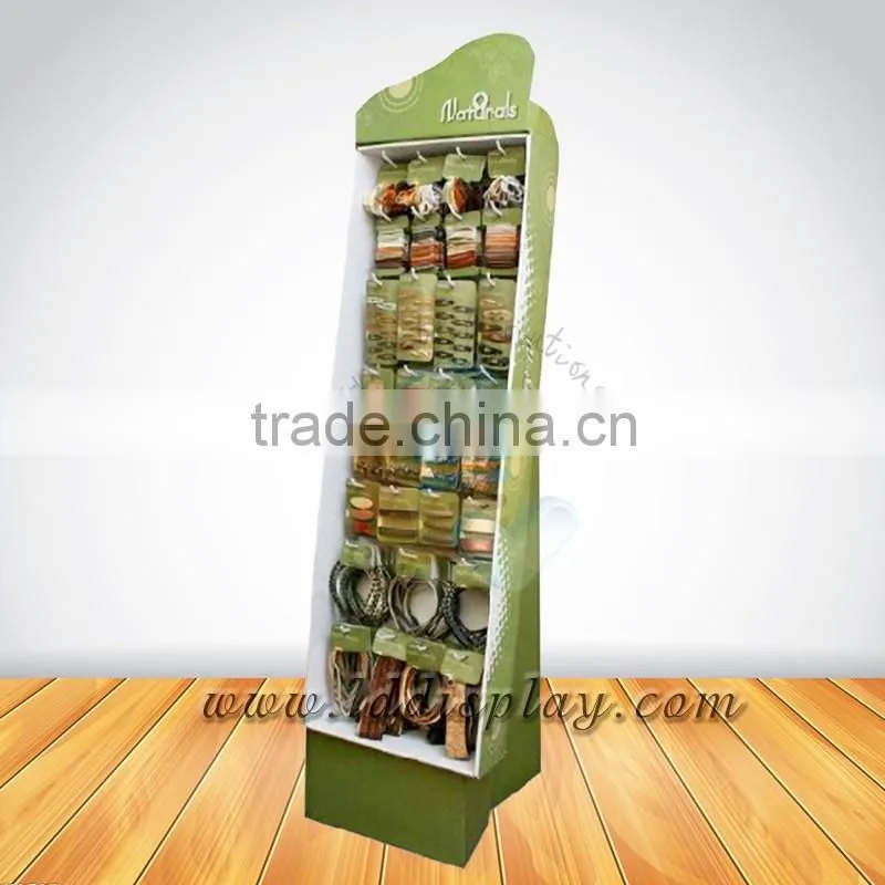 Custom cardboard fashion accessories display stand