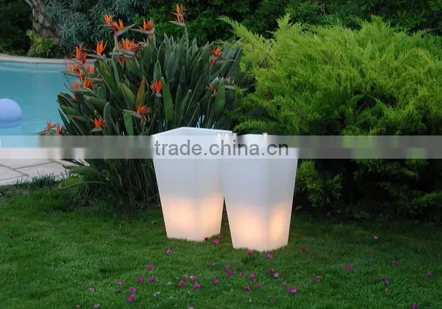 LED bonsai pot led flower pot decoration indoor color changing led light/festival decoration flower pot
