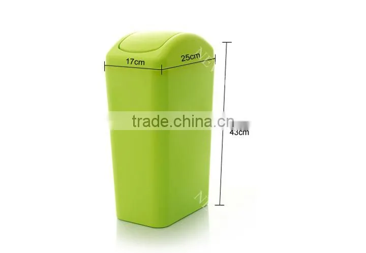 fancy plastic 8l garbage bin