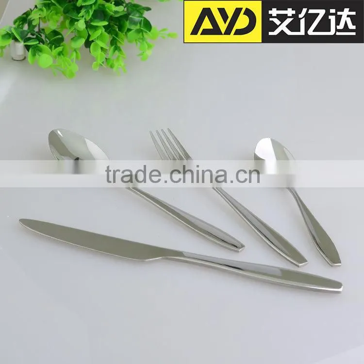 18/10 stainless steel silver cutlery set 72 german flatware
