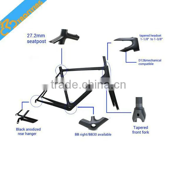2015 lightweight T800 full carbon fiber chinese road bike carbon complete in bicycle for sell