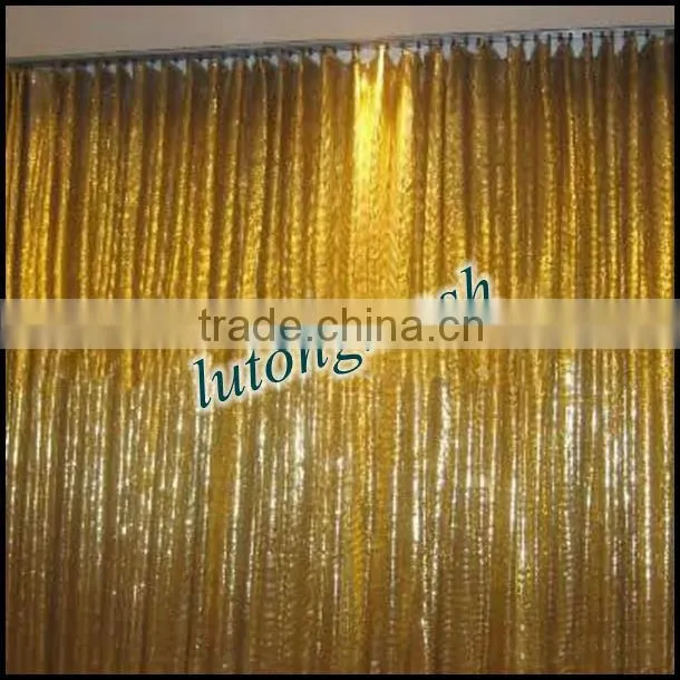 Anping Lutong mesh metal mesh sequin fabric for fabric curtain drapery