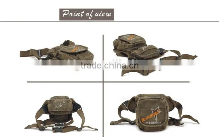 classic canvas log bag long strap durable sport bags