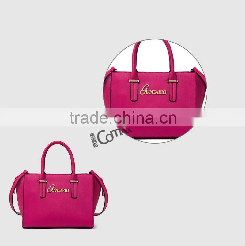 Popular gold custom handbag logo small metal letters for bags