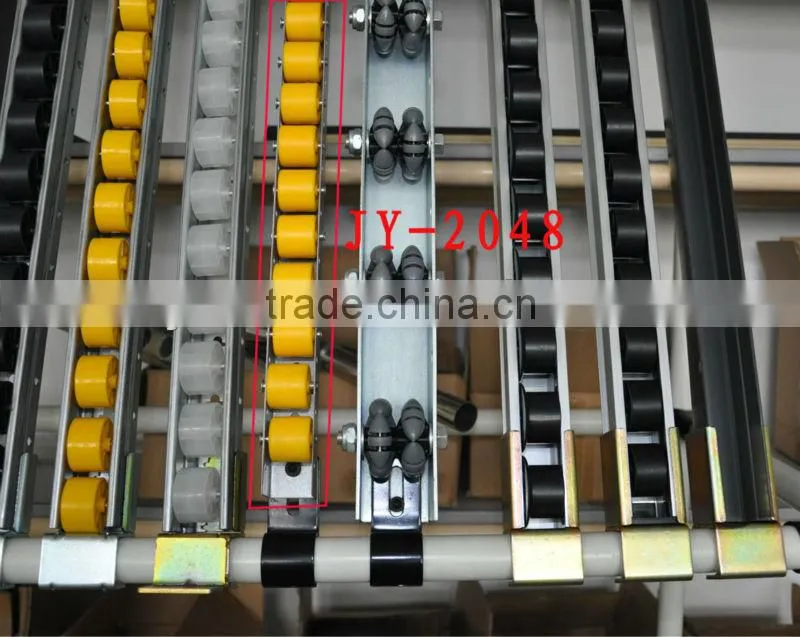 JY-2048|PP Wheel Stable Roller Track|Fluent Slide Rail for Production Line|Flexible Rail Slide Rail