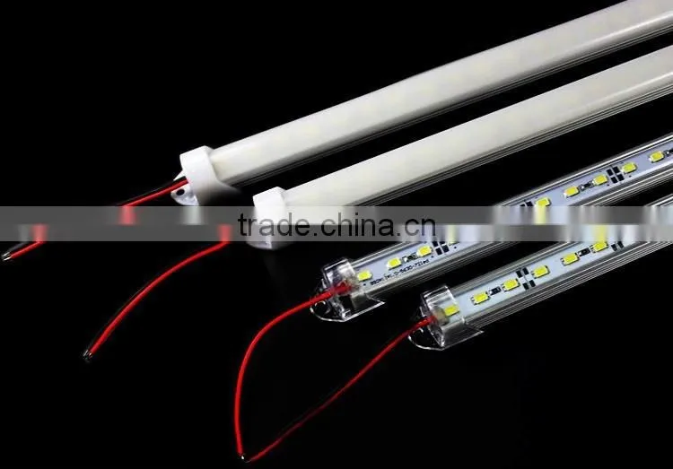 Waterproof Frost Cover Metal Cap DC12V 50cm 5050 SMD 36Leds/50cm Led Rigid Bars Strip light Bulbs Aluminum Slot