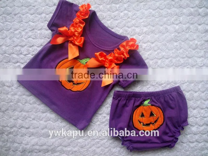 Latest style fashion kids halloween clothing set