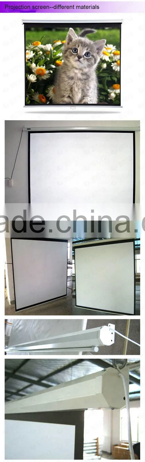 Manual Wall Mount Screen,Electric Screen,Price Of Projector Screen