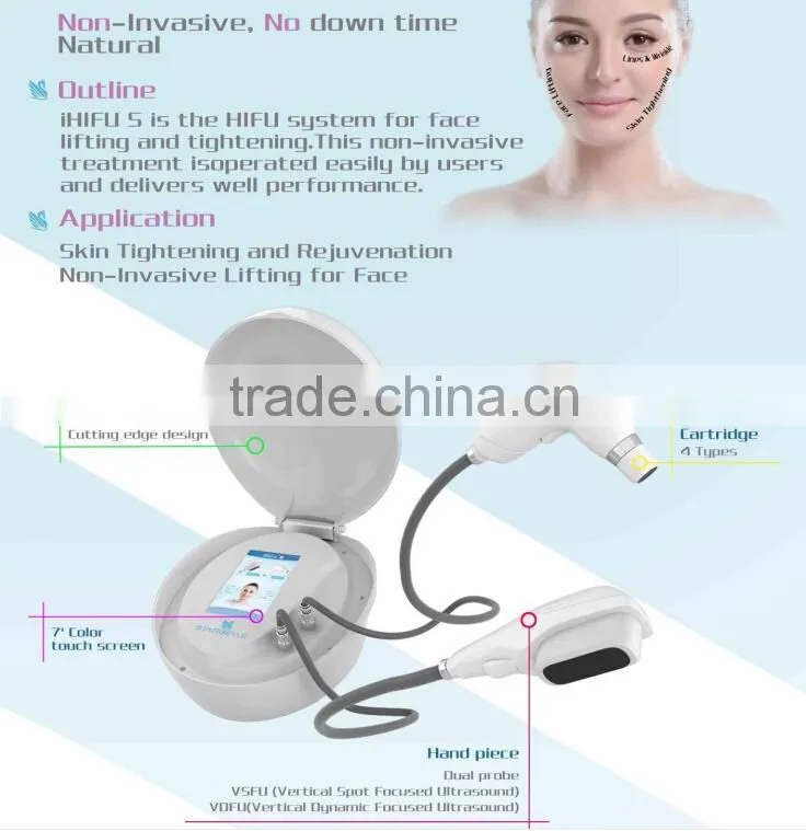 ultra lift face lift focused ultrasound skin tightening HIFU device - iHifu S