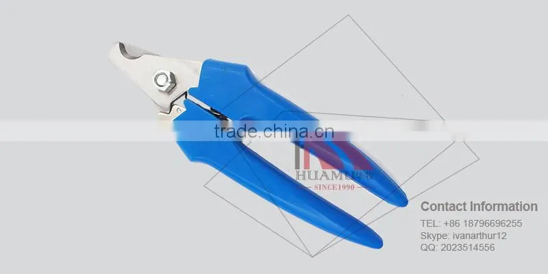 ear tag cutter with handle in blue 160*50 mm