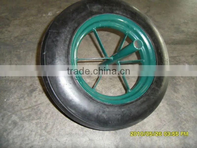 Solid Rubber Spoke Wheels 16"x4.00-8