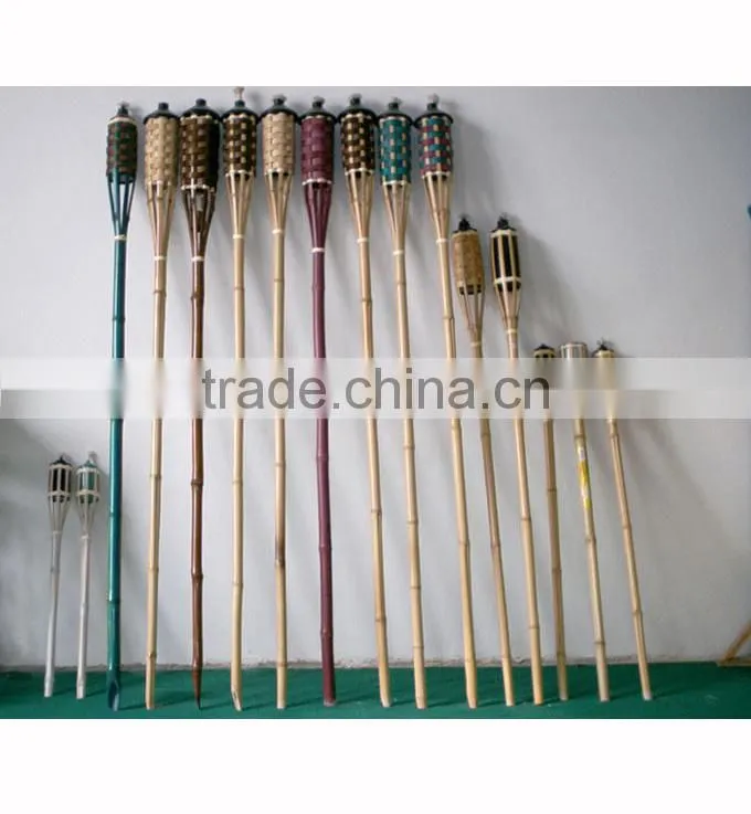 FD-307 handmade bamboo torch / Garden Bamboo torch for sale