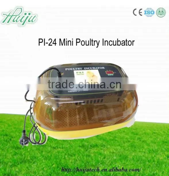 Easy to use!Mini capacities 24 chicken egg incubator price for sale PI-24