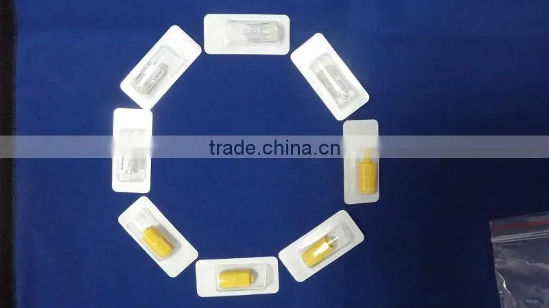 Yellow Medical Heparin Cap For Single Use