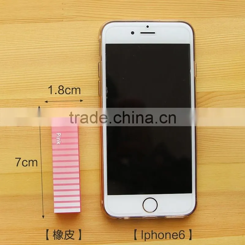 jelly color translucent eraser for students