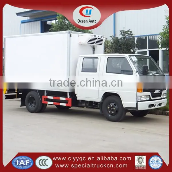 JMC 4x2 frozen refrigerator truck for sale
