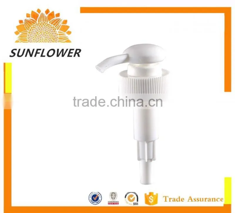 Alibaba 28/410 colorful lotion pump for bottles
