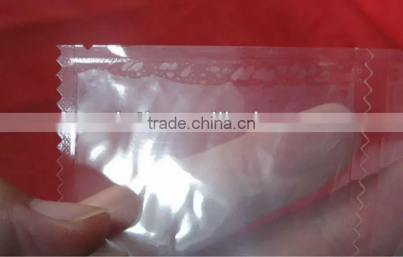 Three Sides Sealed Plastic Bags with Sawtooth