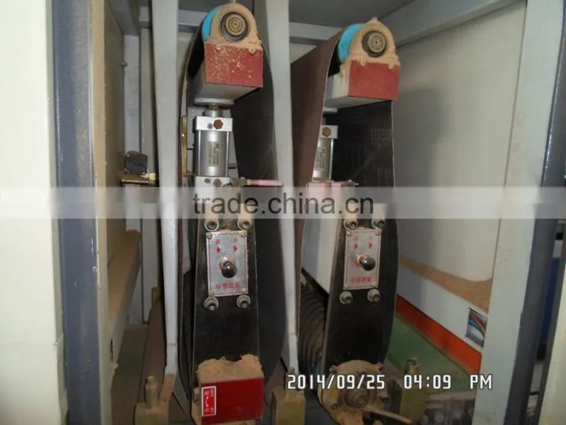 PE / PVC Sander WPC Embossing Machine For Water Construction , Balcony