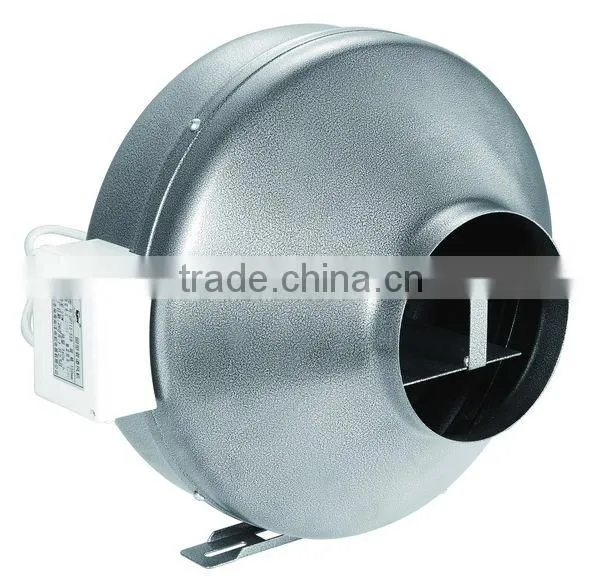 Input power 90w 130w 170w 190w 230w AC centrifugal inline air ducting fans for hydroponics greenhouse temperature control