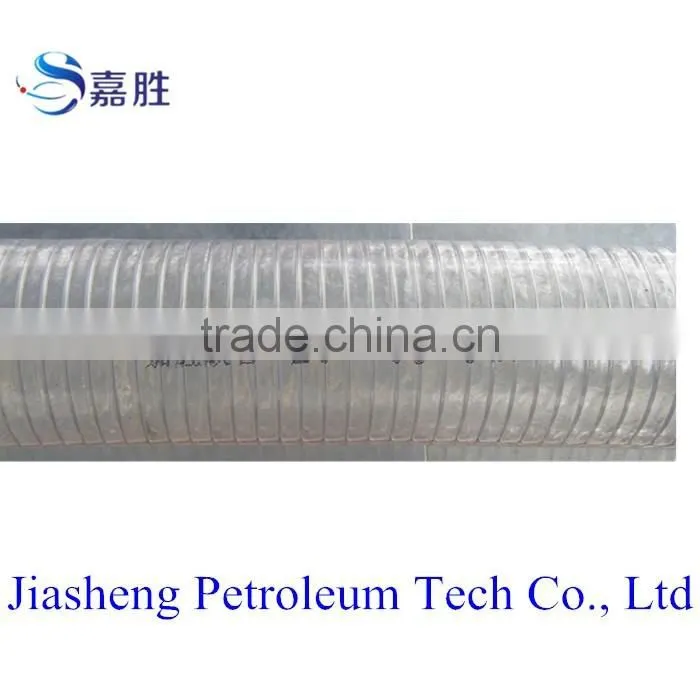 Transparent PVC spiral Steel Wire oil Hose