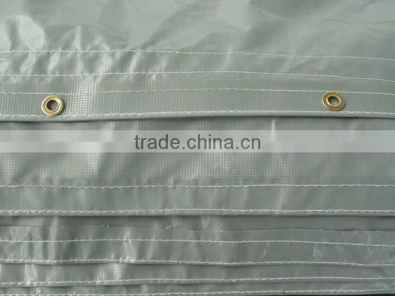 Polyester PVC Laminated Fireproof Soundproof Fabric For Japan Market