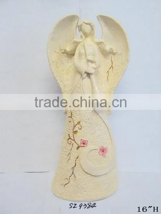 Resin large handmade wings fairy statue