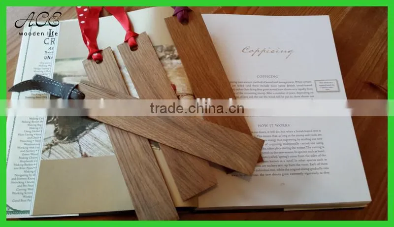 Wooden bookmark wood bookmark