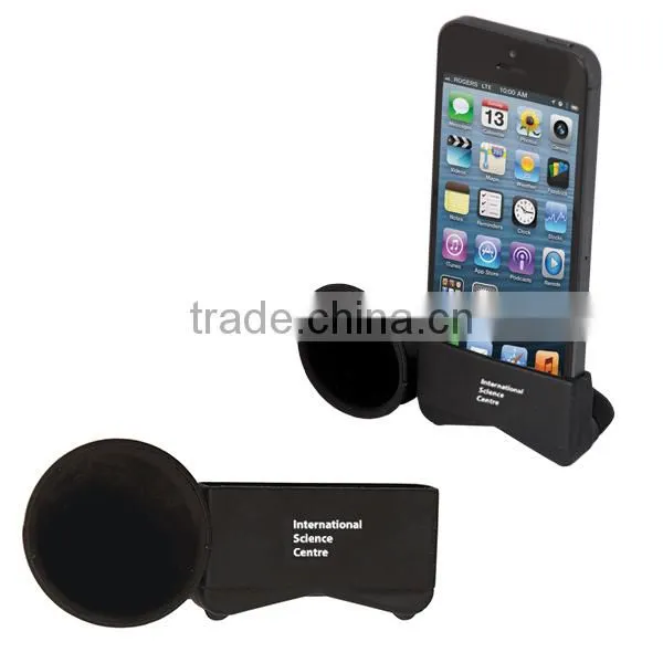 2014 new portable mini stand with loud speaker amplifier for smart phone