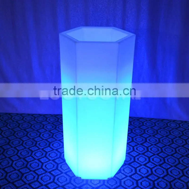 2015 New Cordless Waterproof Rechargeable RGBW Multi Color LED Light up bar ice bucket LTT-SI01