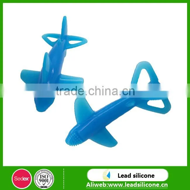 Food-grade Silicone Baby Teether/The Shark Shape Silicone Baby Teether
