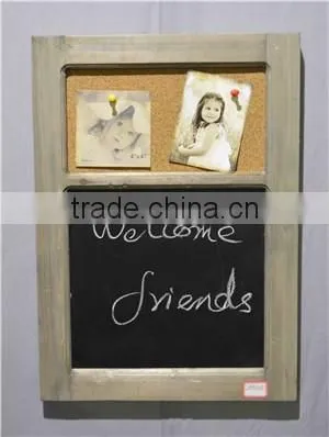 Top selling antique wood standing magnetic double side chalkboard in good quality