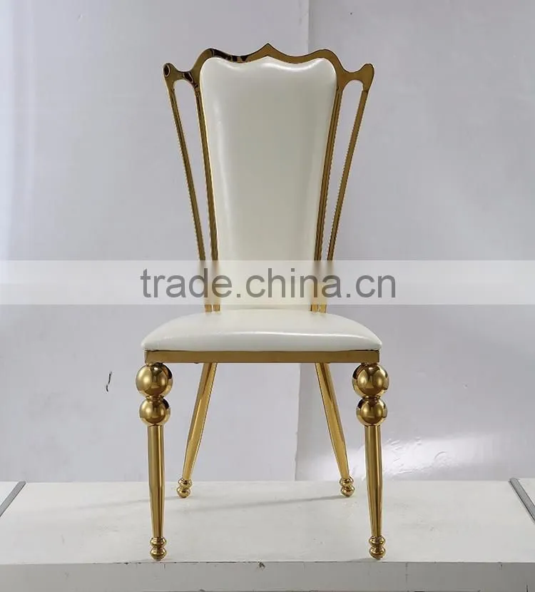 New modern stainless steel dining chair for sale