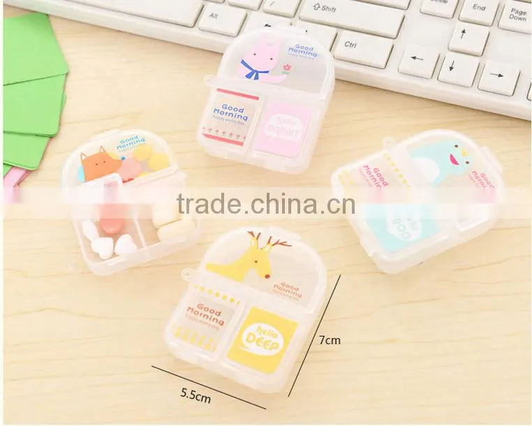 Q1097 Creative home fashion plastic pill box