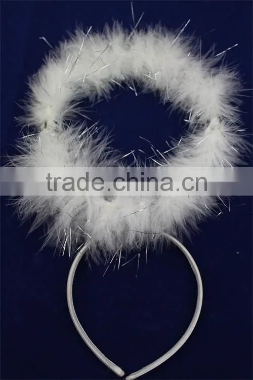 Party girl fashion headband flower headband feather hairband