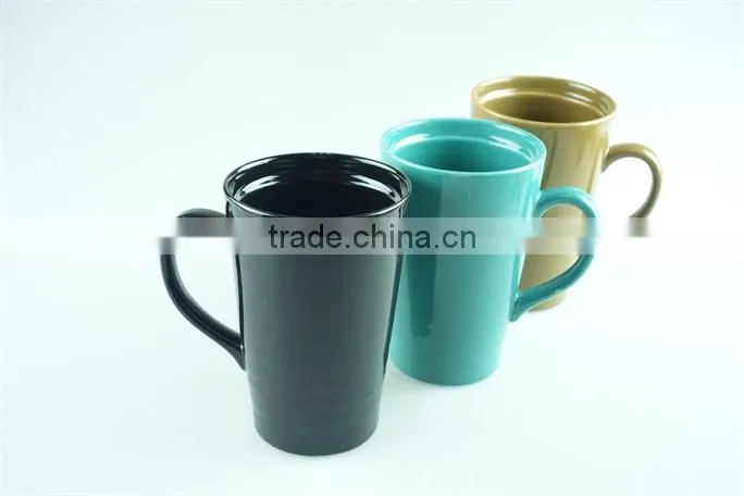 Ceramic /stoneware gift mug colored mugs in stock for sale cheap price