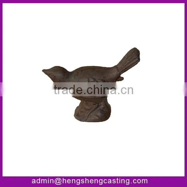 Garden cast iron dog statues