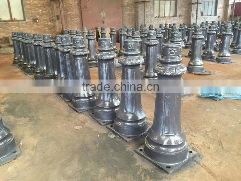 Alibaba Trade assurance cast iron lighting column decorative lighting pole