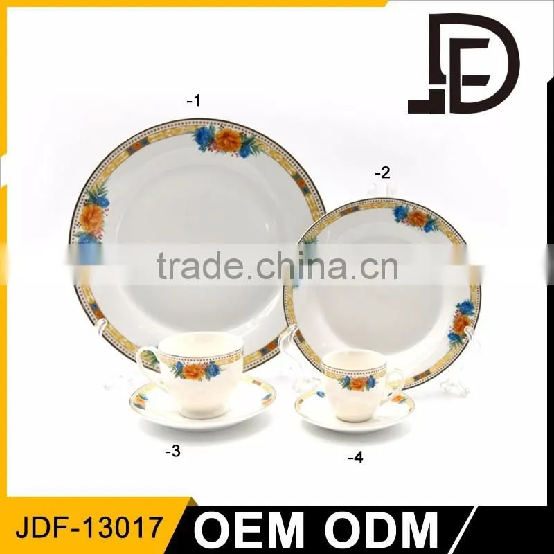 Drinkware ceramic porcelain wedding dinnerware sets, poland porcelain dinnerware set