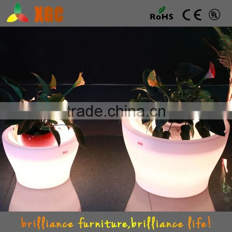 Illuminated glowing brand new outdoor large decorative flower
