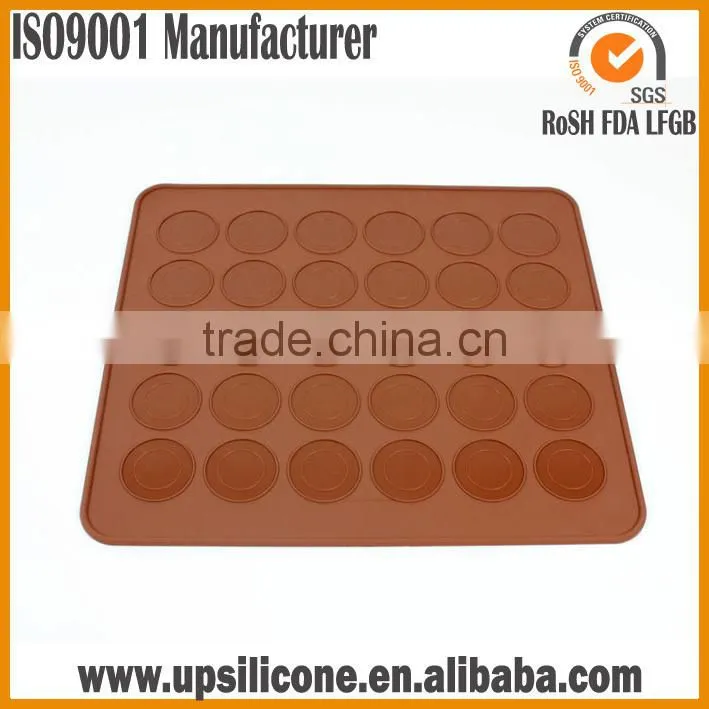 wholesales profession food grade macaron shaped silicone macaron mat
