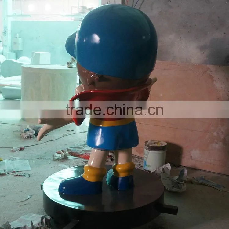 Fiberglass display cartoon figurine