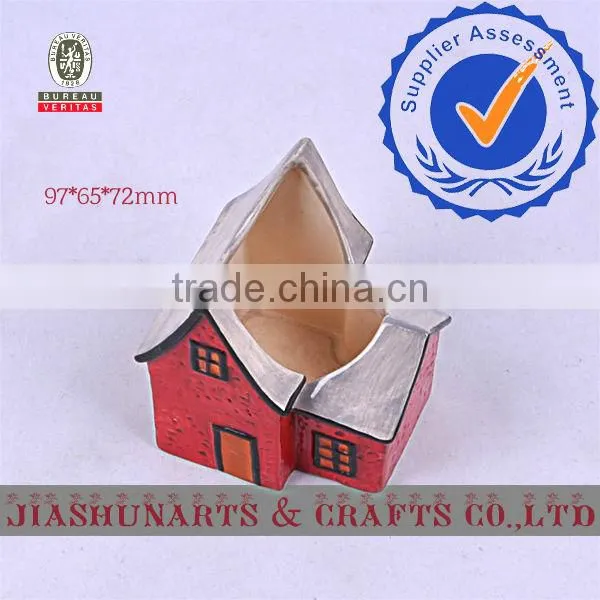 Red house Ceramic Pen Case